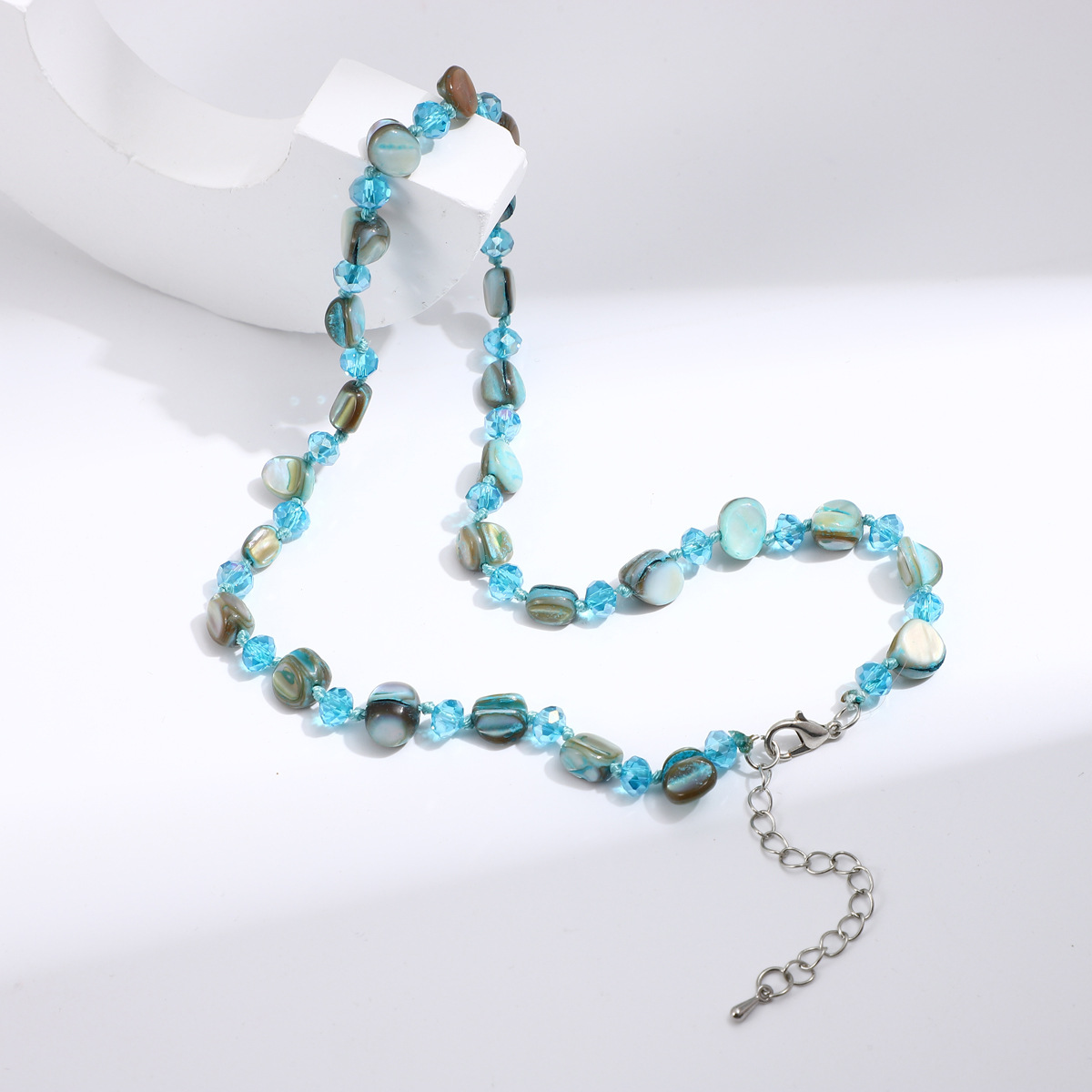 24g Weight Necklace Classification Shell Chain Material Beaded Chain Chain Type 1 Piece Quantity Holiday, Travel Occasion Shell Material Geometric Pattern Women's Gender Vacation, Classic Style Style Vacation Classic Style Geometric Shell Beaded Chain Beaded Necklaces Wholesale 8
