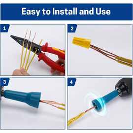 1套 颜色：图片色 材质：塑料 并线器 电钻扭线器，带 1/4