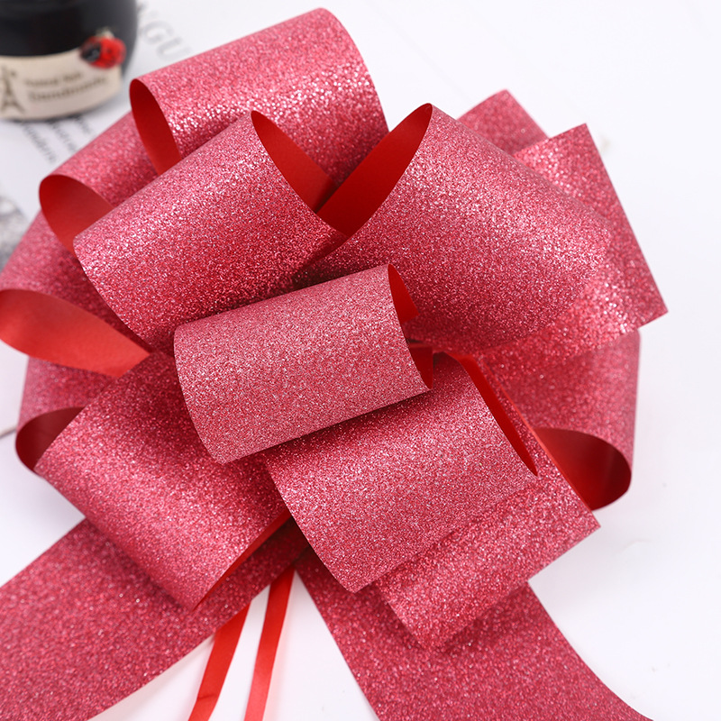 Venta caliente transfronteriza 50 Glitter bola recubierta flor Navidad regalo decoración cinta cristal cebolla esférica guirnalda