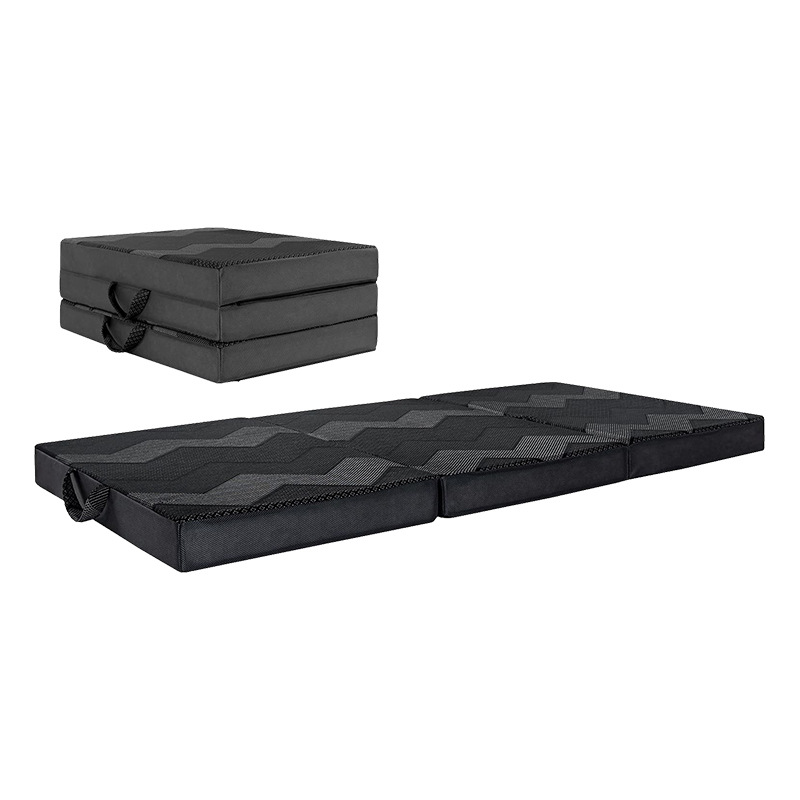 Amazon explosión japonesa colchón triple plegable cojín de arroz plegable sala de estar sofá cama de piso cojín de camping portátil image 6