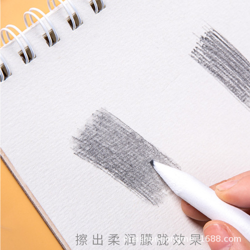 Paper and pencil set: 3-piece paper eraser for sketching, large and small 6-piece paper and pencil set, writing and drawing tools, Xuan paper for sketching and painting, smudging pencils