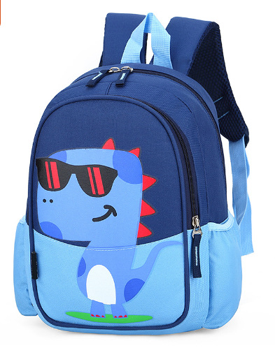 2023 nuevo verano estilo coreano de nylon kindergarten schoolbag dinosaurio dibujos animados estudiante mochila masculina una pieza al por mayor