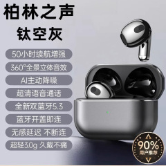 德国柏林之声无线蓝牙耳机金属钛2025新款适用苹果半入耳式降噪