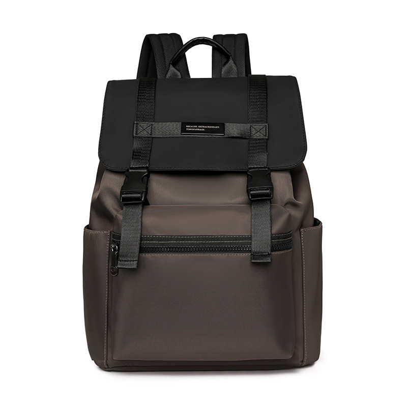 Nicho Zhong coreano personalidad triángulo plegable mochila de moda ocio de gran capacidad mochila de viaje en línea popularidad de la misma mochila