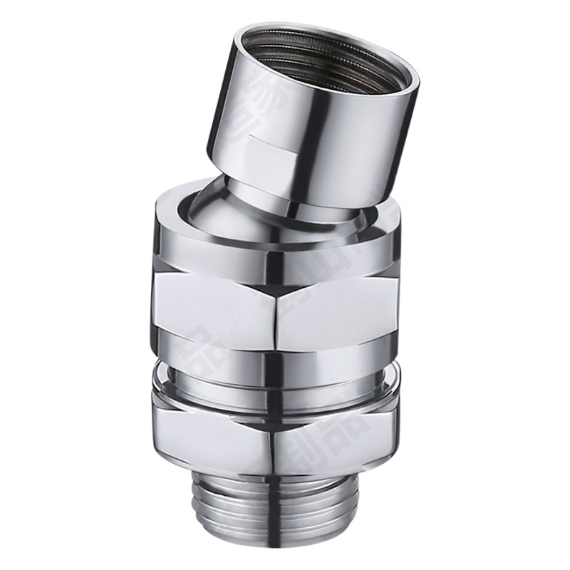 Accesorios de la ducha del aerosol superior de cobre de la bola del oscilación de la ducha negro mate cepillado brillante boca de 4 puntos