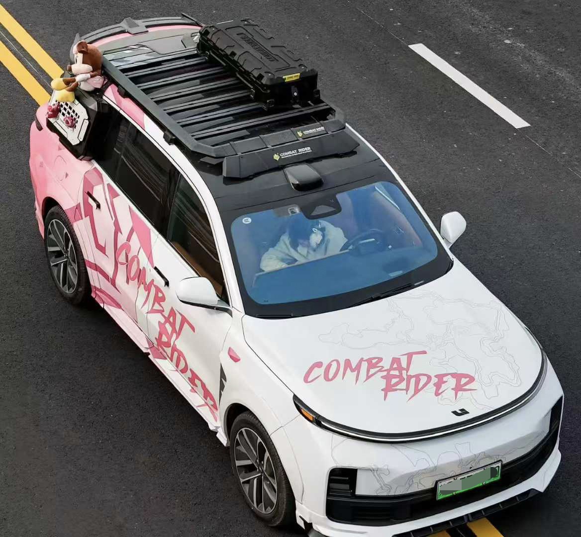 Ideal L9 Roof Rack Ladder, Mechanical Backpack Side Tent, Explorer Car-Mounted Off-Road Modified Roof Platform