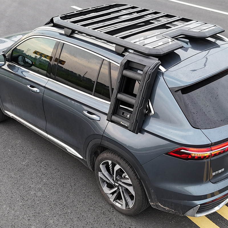 Volkswagen Tiguan, Tiguan L, Second-Generation Touareg, Explorer Roof Rack Expansion Platform, Ladder, Small Backpack, Side Tent