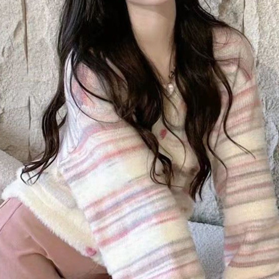 24 invierno Puyuan agua dulce dulce otoño nueva camiseta de la niña usar amor colorido