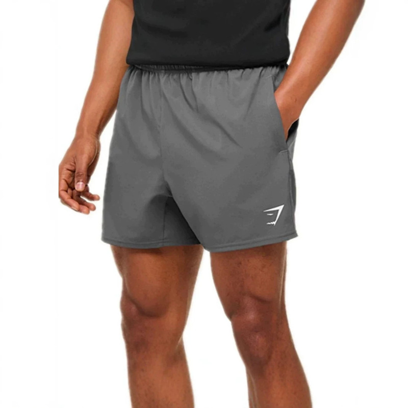 Gymshark Three-Quarter Length Elastic Running Fitness Muscle Quick-Dry Track and Field Sports Shorts Men's Quick-Dry Sports Shorts