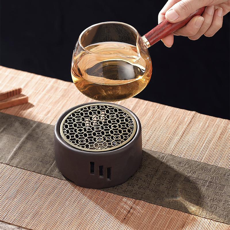 Simple Household Teapot Heating Warm Tea Stove Candle Tea Cooking Stove Warm Tea Set Base Kung Fu Tea Ceremony Zero Hot Tea Warm