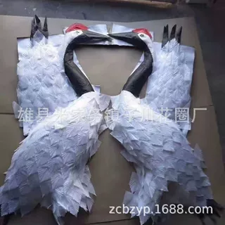 现货殡葬用品天堂用品周年祭祀用品大纸仙鹤白事用品专用厂家批发