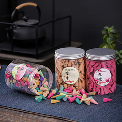 Large 200-Piece Bottle of Tower Incense & Cone Incense: Sandalwood, Agarwood, Home & Indoor Aroma Beads—Direct Supply of Mugwort and Rose Scented Incense