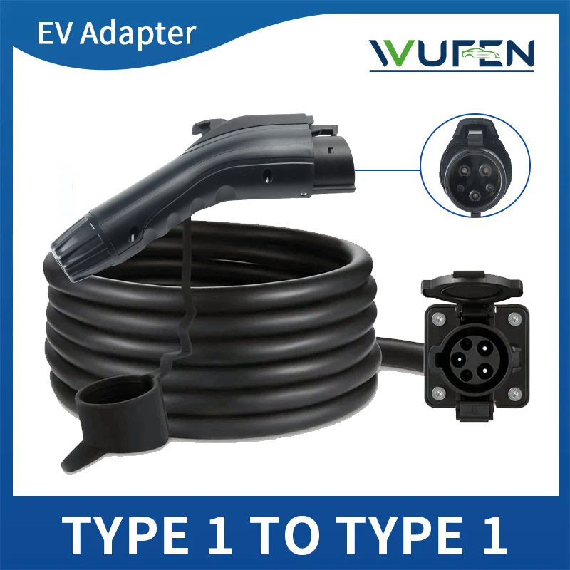 北美电动汽车充电桩车充延长线32A美标转Type1/J1772电缆延长线