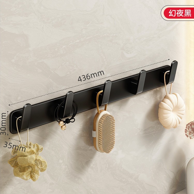 Detrás del gancho de la puerta percha de ropa dormitorio colgar en la pared de carga de perforación-libre dormitorio sombrero artefacto de almacenamiento