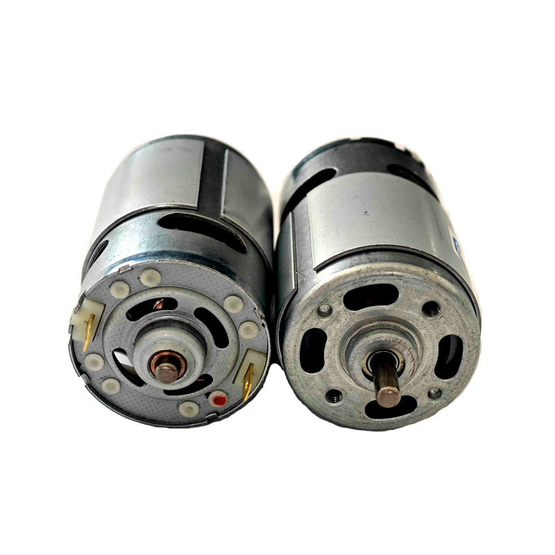 마이크로 치과 모터 런닝머신용 고토크 저소음 12v775 브러시 DC 소형 전기 모터