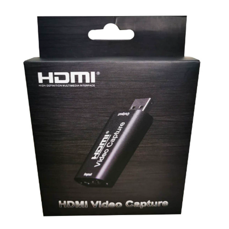 USB 2.0 HD видеозахват карта, Capture USB к HDMI, игровой стриминг