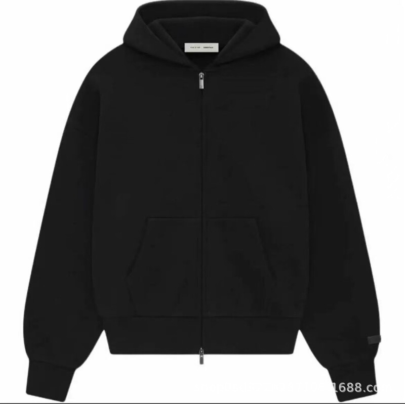 Fog Hooded Sweatshirt Cardigan Fear of God25Ss Zipper Hoodie Essentials