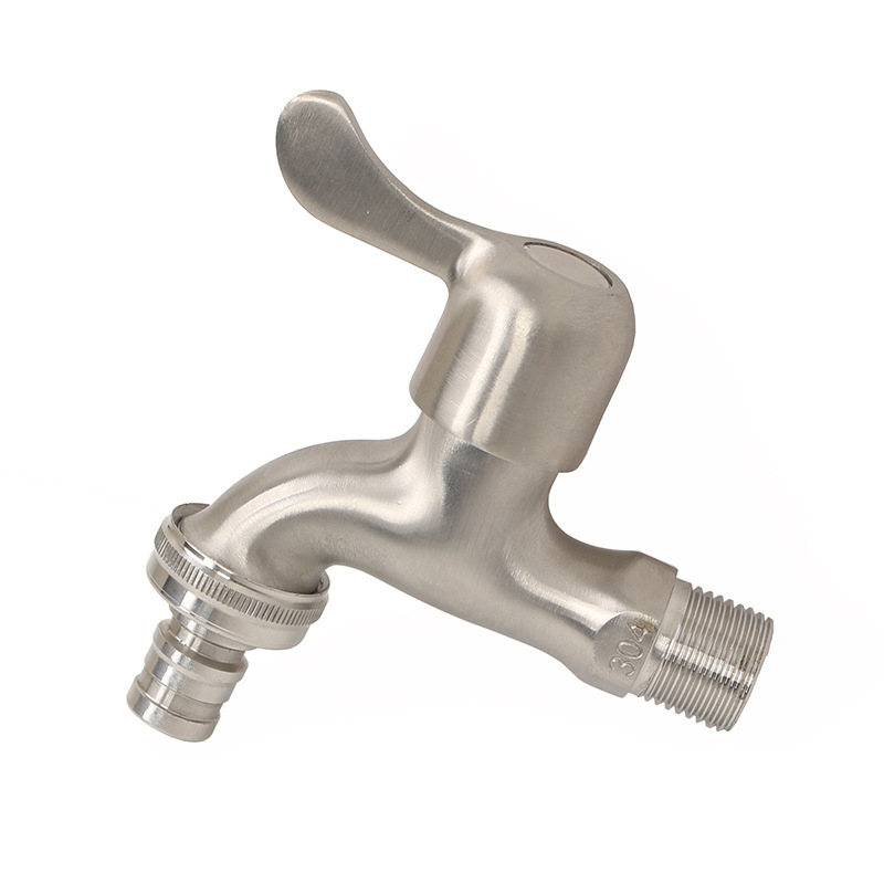 Grifos de acero inoxidable 304 lavadora Grifos especiales de piscina de trapeador alargado Grifos domésticos 4 puntos Grifos de hervir rápidamente