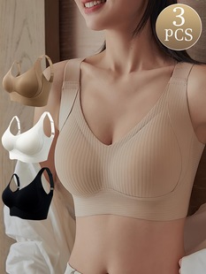2025 Cross-Border New European and American 3-Piece Elegant Seamless Wireless Corset, Suitable for