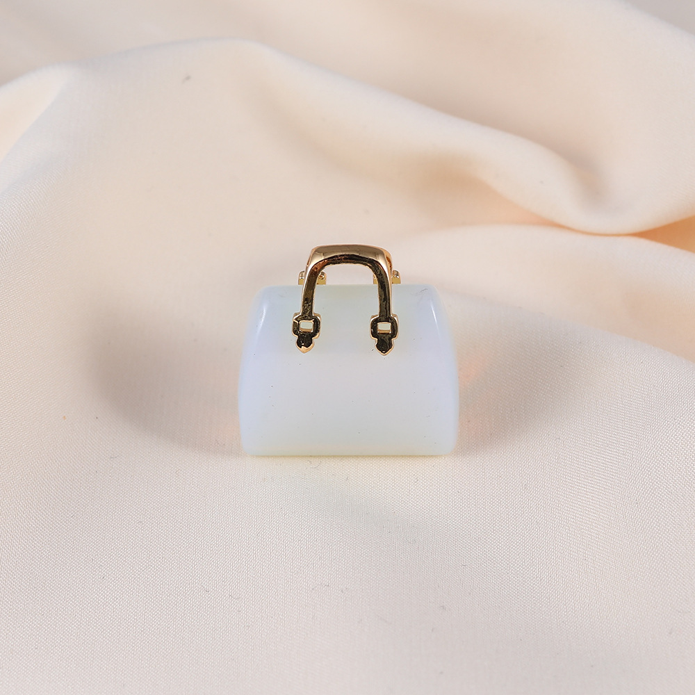 DIY Jewelry Accessories Classification 1 Piece 25 * 28mm Natural Stone Crystal Agate Bag Pendant