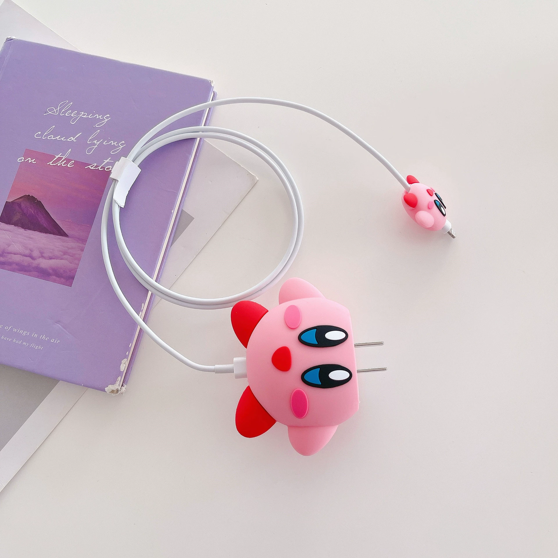 Apple, cartoon charger, protective case, 20W