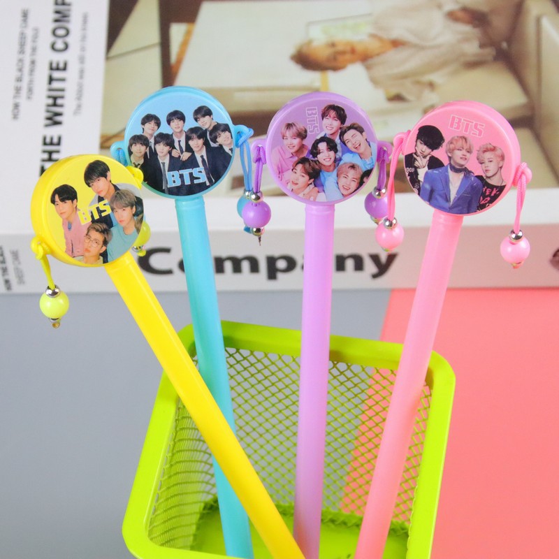 Creativo pequeño papelería fresca personaje sonajero pluma de góner dibujos animados estudiante herramienta de escritura pluma a base de agua al por mayor