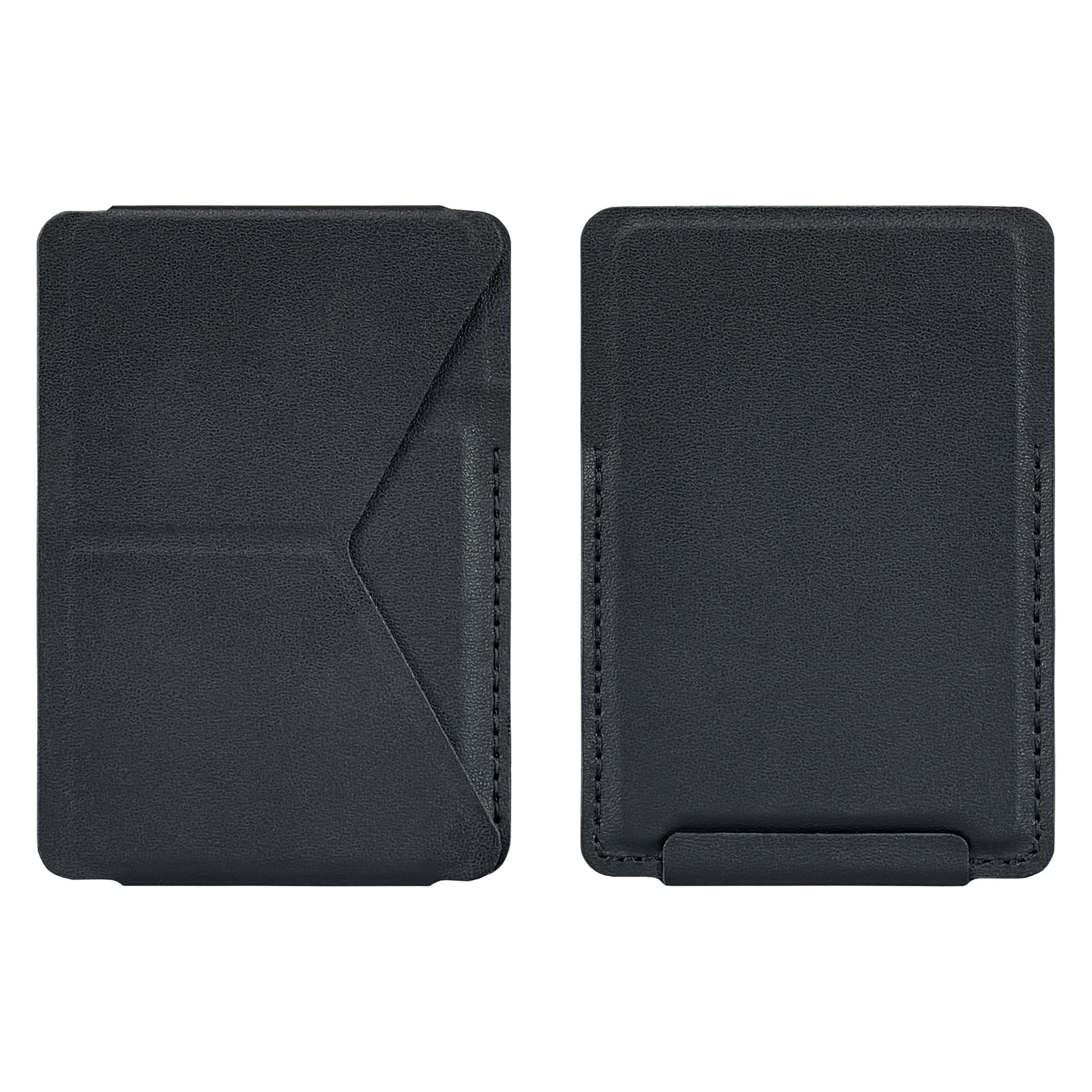 Soporte de bolsa de tarjeta de teléfono móvil de cuero PU magnético plegable para escritorio adecuado para productos de la serie Apple IPHONE que pueden imprimir LOGO