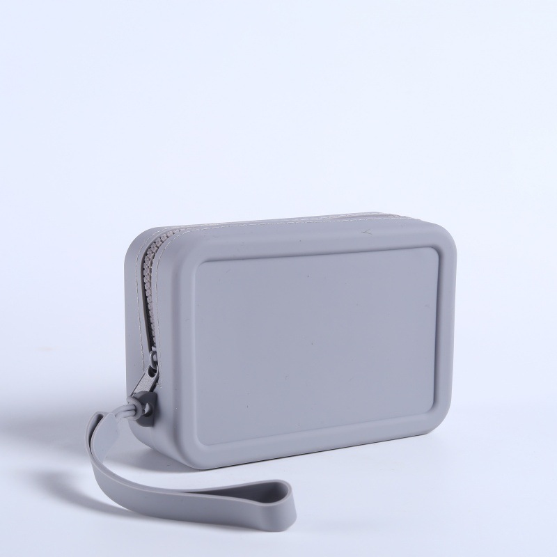 インターネットセレブシリコン収納小さな正方形バッグポータブルキードキュメント収納袋口紅化粧コイン小銭入れ