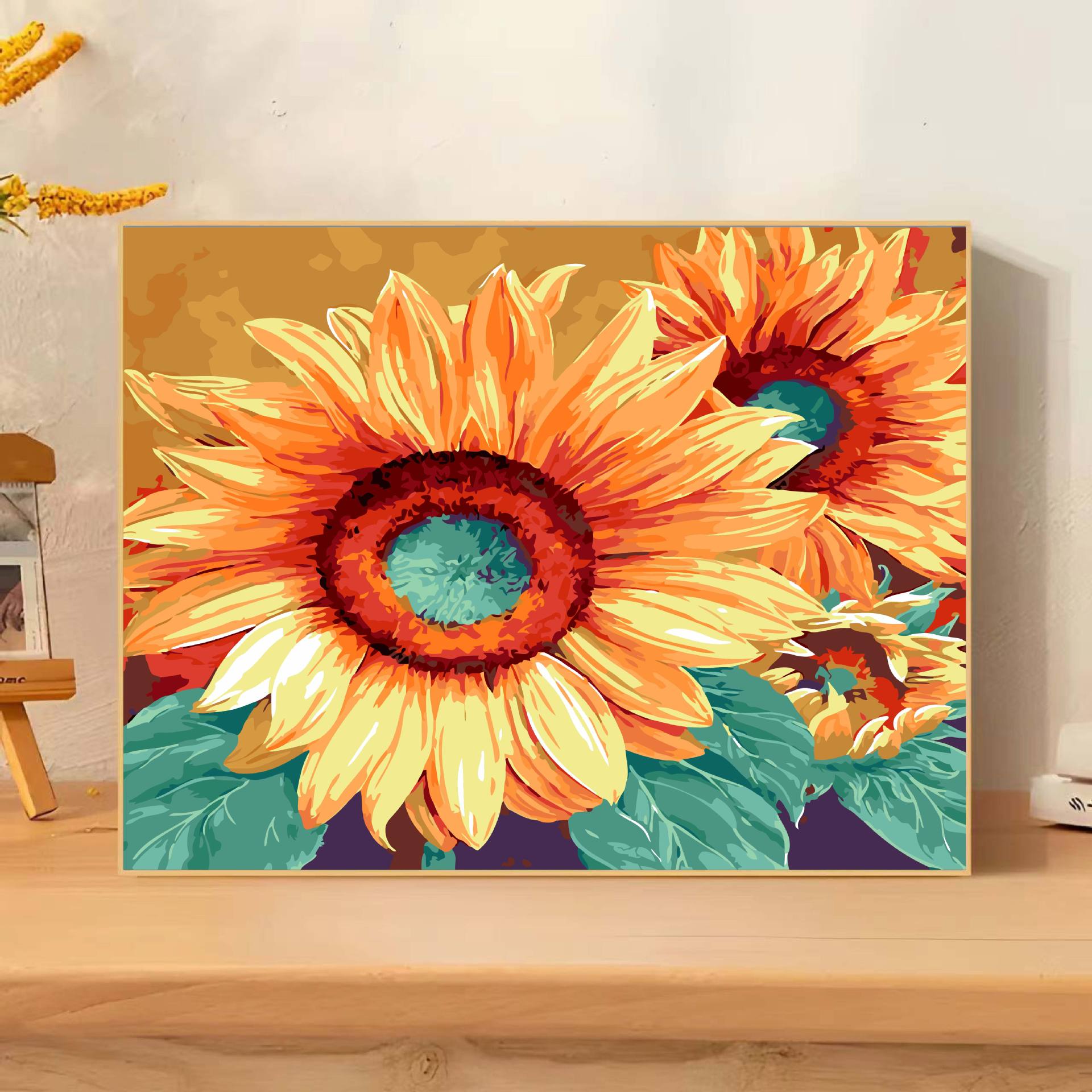 Pintura al óleo digital hecha a mano diy relleno sala de estar decoración de pintura colgante arte relleno pintura al óleo al por mayor