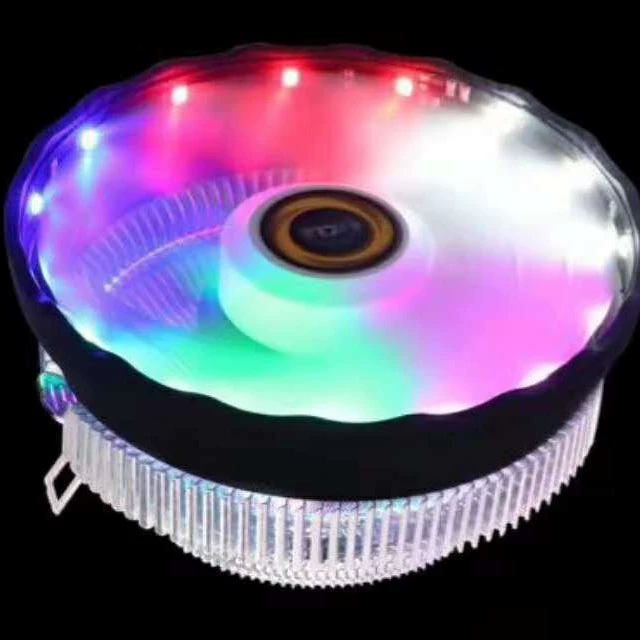 Оптовая продажа разноцветных светящихся компьютеров вентилятор охлаждения процессора AMD.1155.1150.1151 мультиплатформенное охлаждение