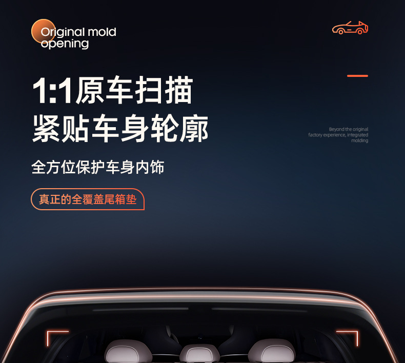 Specially Used for Nio Ec6 Trunk Mat, Fully Surrounded by 24 New Car Interior Decoration Accessories and Supplies