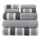 Cross-border wide 8-piece towel bath towel square coral fleece double-sided padded towel soft absorbent adult bath towel