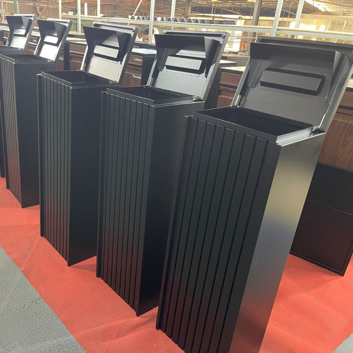 Почтовый ящик Tianfeng Metal Technology малый вертикальный черный