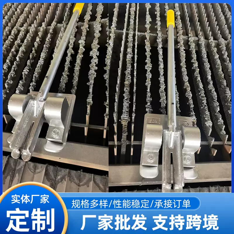 激光切割剑栅除渣机齿条清渣器 手推激光齿条除渣机熔渣清理机
