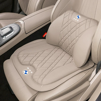 Waist support Car Seat Cushion X1X2Ix3X4X5L - 1-bmw-lumbar-support-1-seat-cushion-off-white