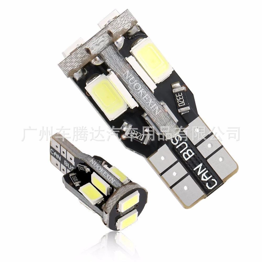 CANBUS T10 5730 10SMD декодирующая лампа для чтения, подсветка номерного знака, светодиодная лампа T10 для автомобиля