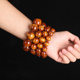Gold Silk Willow Bracelet Men's Buddha beads Wenwan stall antique bracelet wholesale tourist scenic spot blood Willow 108 rosary
