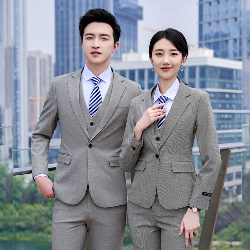 Elastic thickened color spinning suit suit s men's and women's sales office school teacher teacher unit work clothes autumn