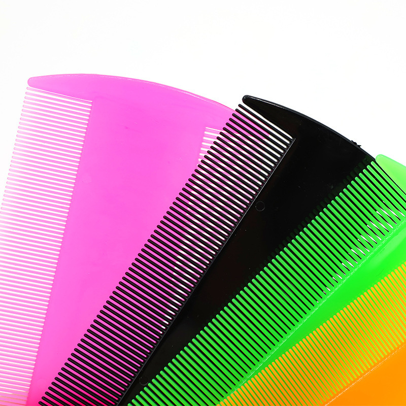 Peines de mascotas de plástico de doble cara peines de mascotas de sellado peines de salto para gatos y perros productos de limpieza