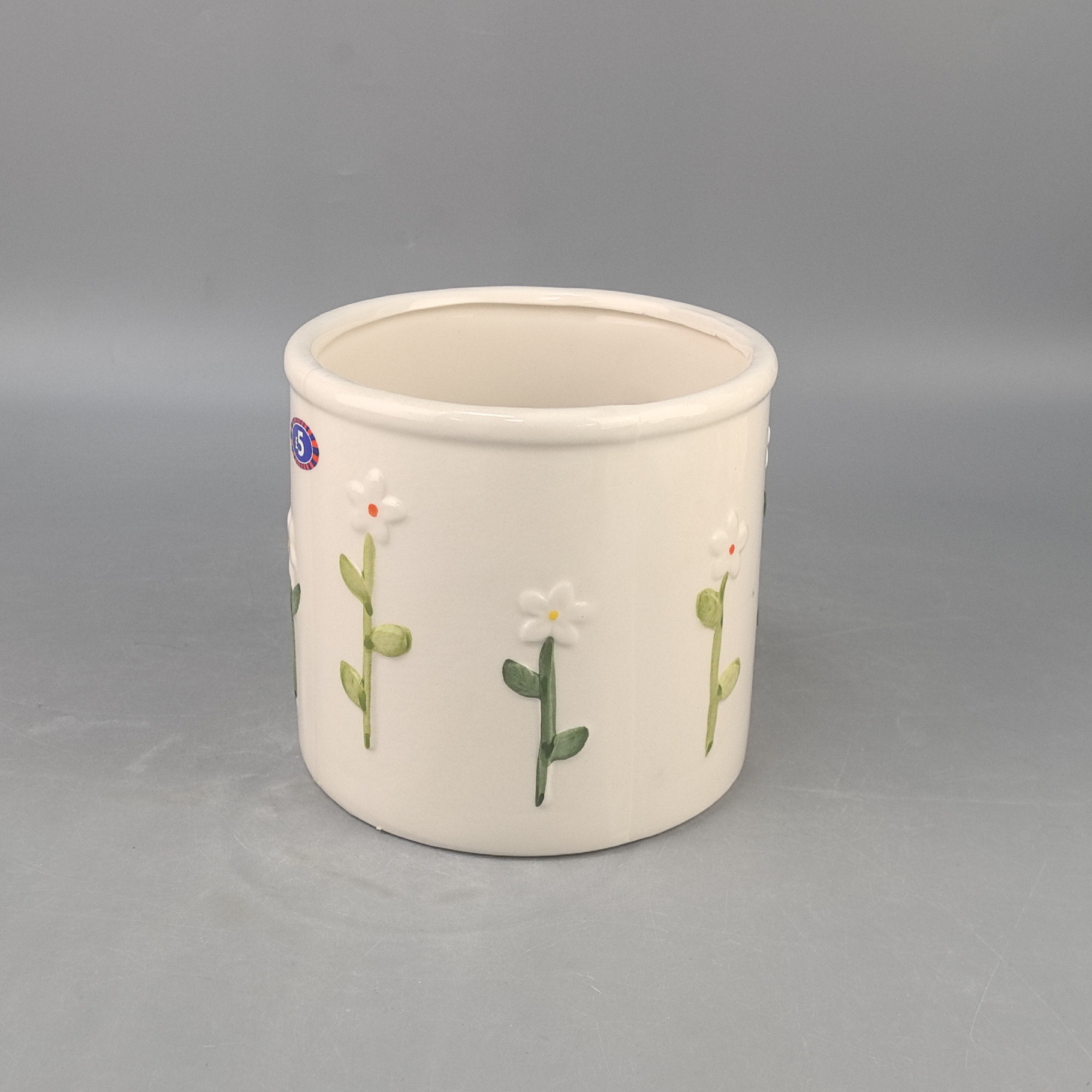 Flores en relieve de estilo chino, vasijas de cerámica pintadas a mano, jarrones para sala de estar, decoraciones de entrada, muebles para el hogar, decoración suave