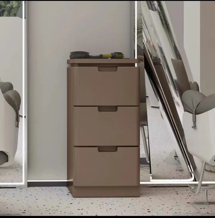 Gabinete de herramientas de peluquería de alta calidad Gabinete de herramientas de peluquería tablero de herramientas de almacenamiento de banda de armario