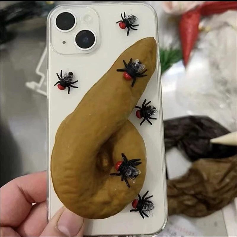 Действительно пародия гигантский уродливый стерео декомпрессия скорлупы мухи декомпрессия весело подходит для Apple 15promax/14pro