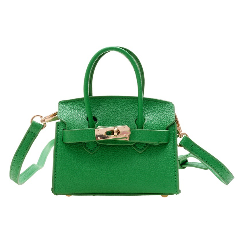 Bolso infantil 2025, nuevo estilo europeo y americano, mini bolso cuadrado, elegante monedero para niñas, bolso bandolera de exportación