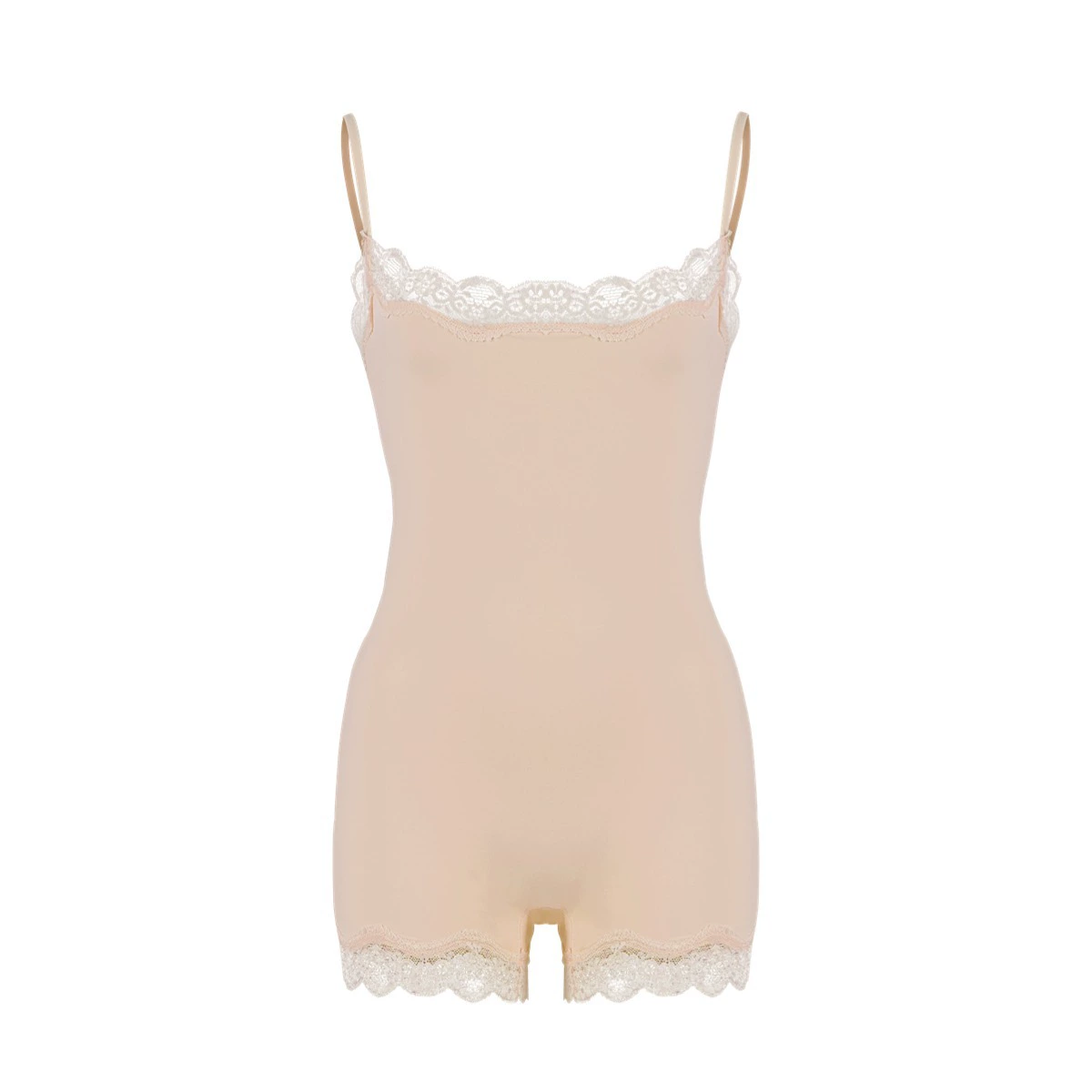 Shapewear bodysuit, corrective lace one-piece, lifting effect, women's slimming control