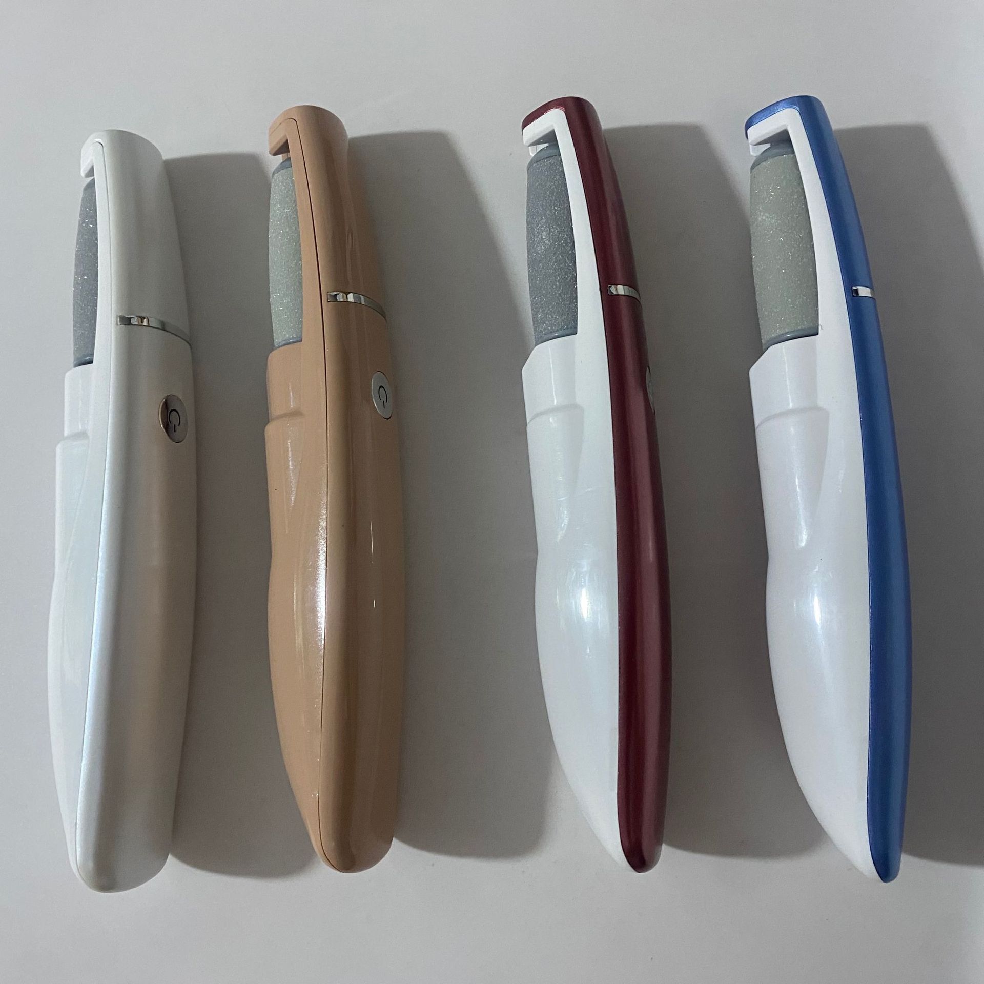 상자에 들어있는 긴 스프레이 페인트 풋 그라인더 [파란색]