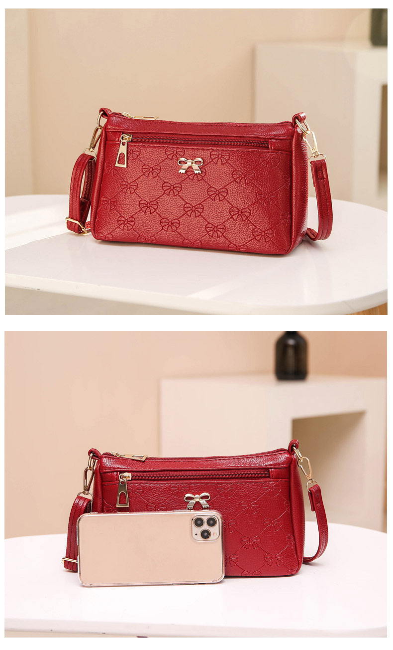 Yongxing Baima geantă din piele stil coreean la modă femei geantă cu un umăr crossbody geantă mică stradă stand alergare Jianghu mama geantă casual_voghion.com