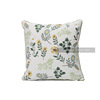 American INS Garden Embroidery Pillow Cushion Plant Flower Pillow Pillow Cross -border Home Embroidery Pillow wholesale