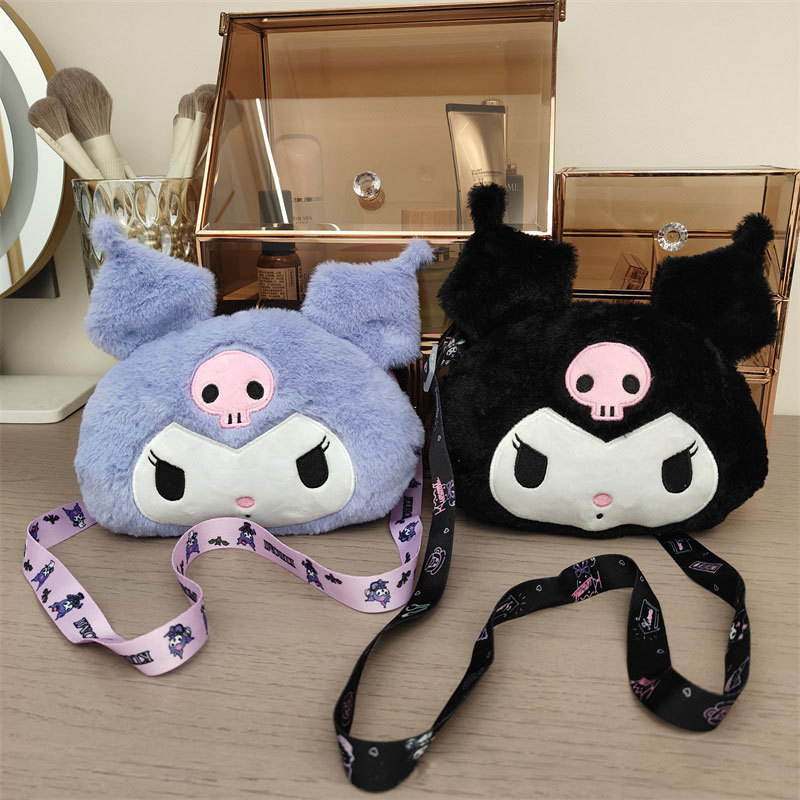 Cute cartoon Sanrio doll bag Japanese ins coolomi Plush Bag children doll storage change pouch Cute cartoon Sanrio doll bag Japanese ins coolomi Plush Bag children doll storage change pouch