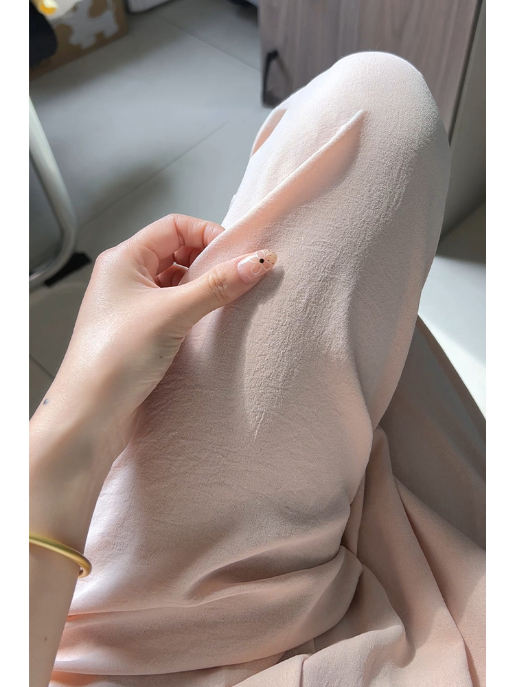 Pantalones Anchos de Seda de Hielo para Mujer, Seda de Hielo, Poliéster, Cintura Alta, Corte Holgado, para Uso Casual image 1