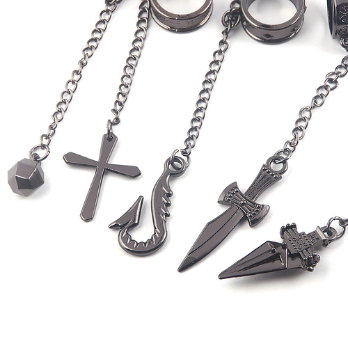 Animation peripherals Hunter Gonzo Kurapika five-finger chain ring cosplay two-dimensional accessories foreign trade